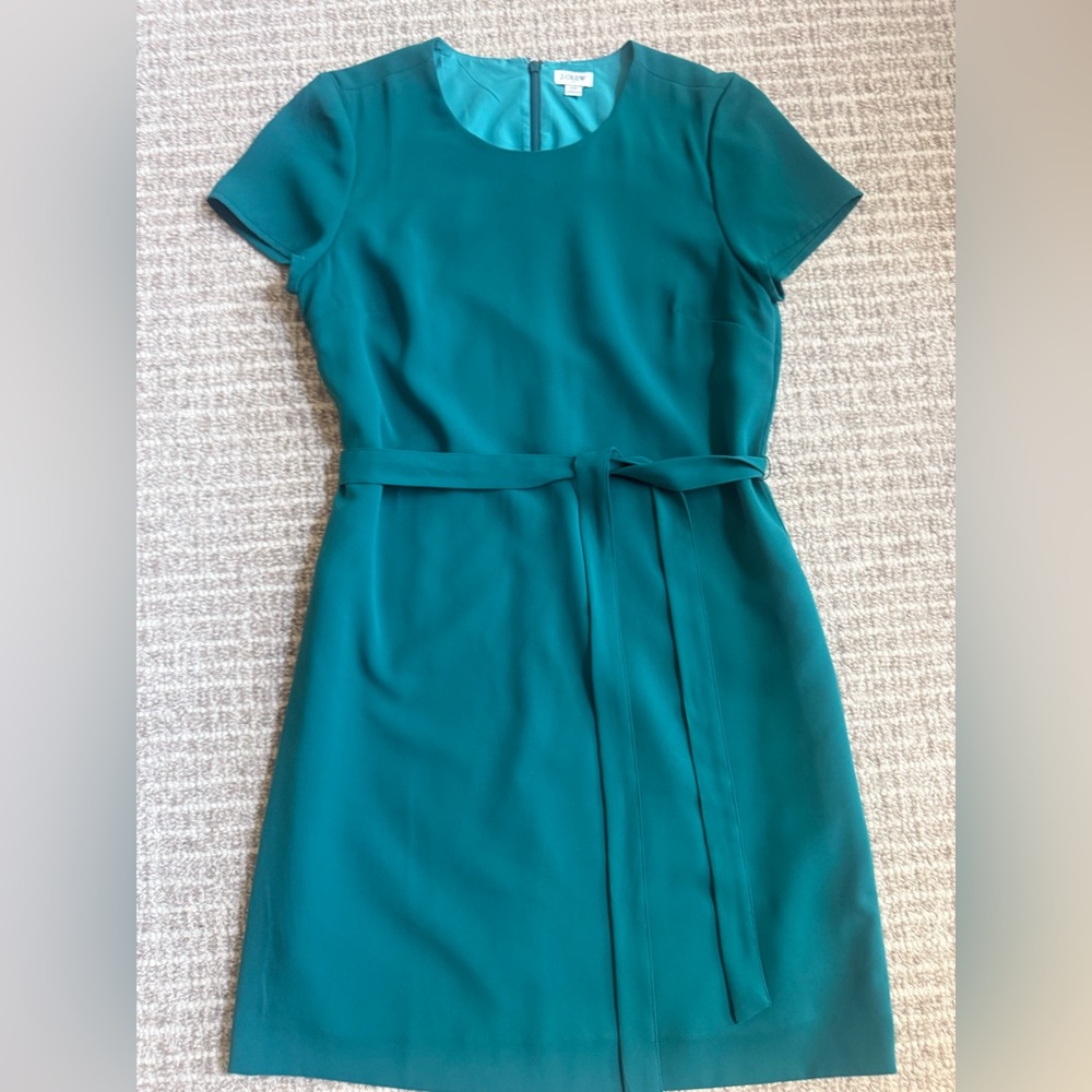 J. Crew Teal Midi Dress